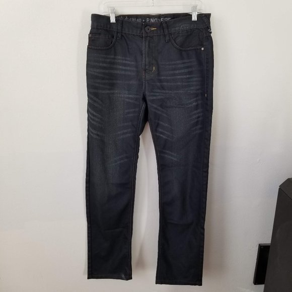ROF Ring of Fire Slim Straight Men's Jeans Size 34X34 - Picture 1 of 13